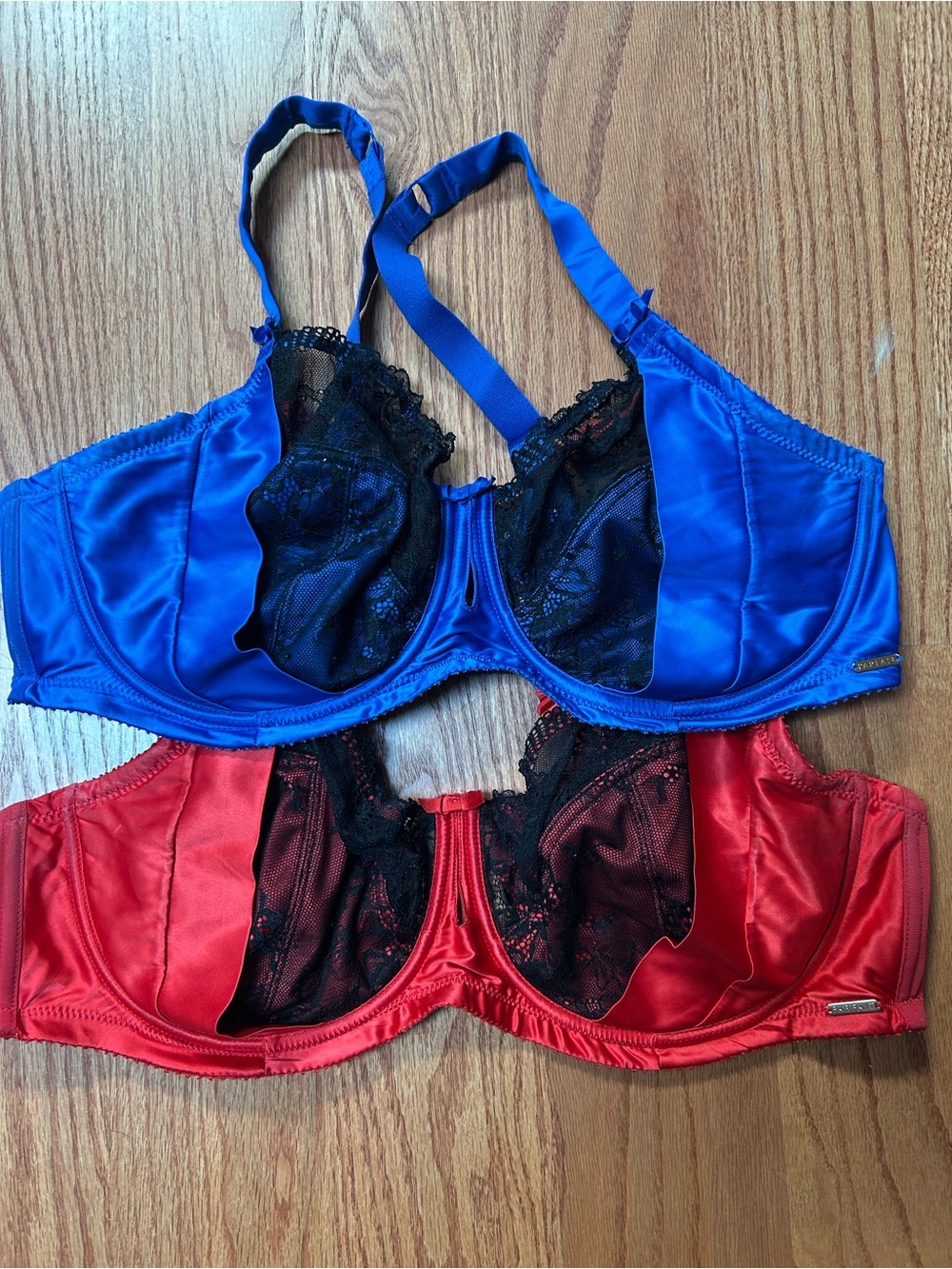 Parfait Mariela satin and lace Balconette Bras 38FF